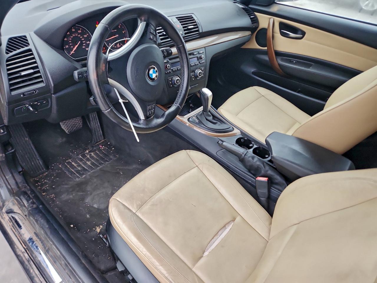 2010 Bmw 128 I Black vin: WBAUN1C52AVH81883