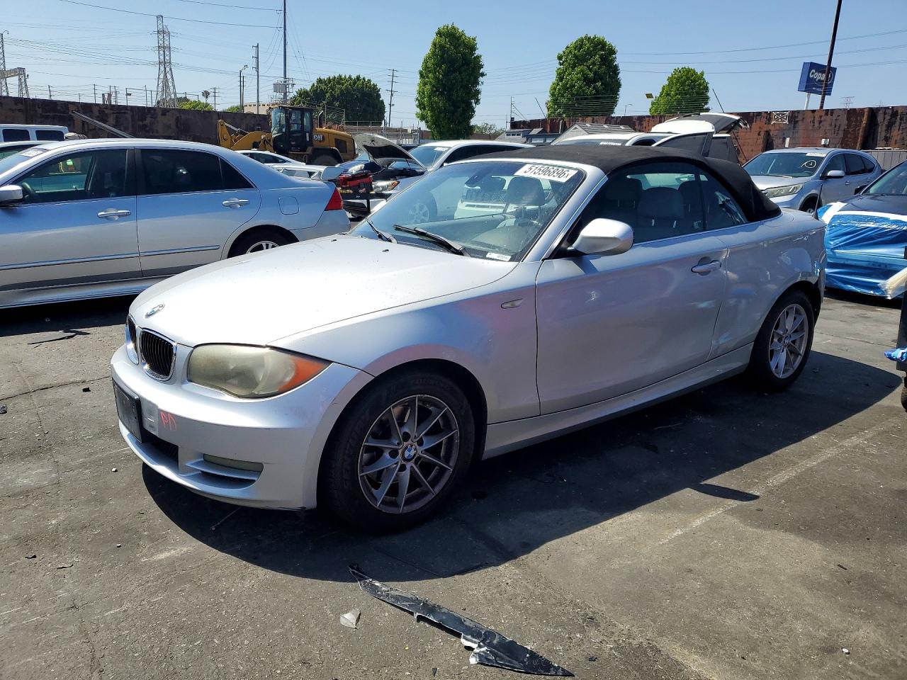 2011 Bmw 128 I Silver vin: WBAUN1C52BVH83053