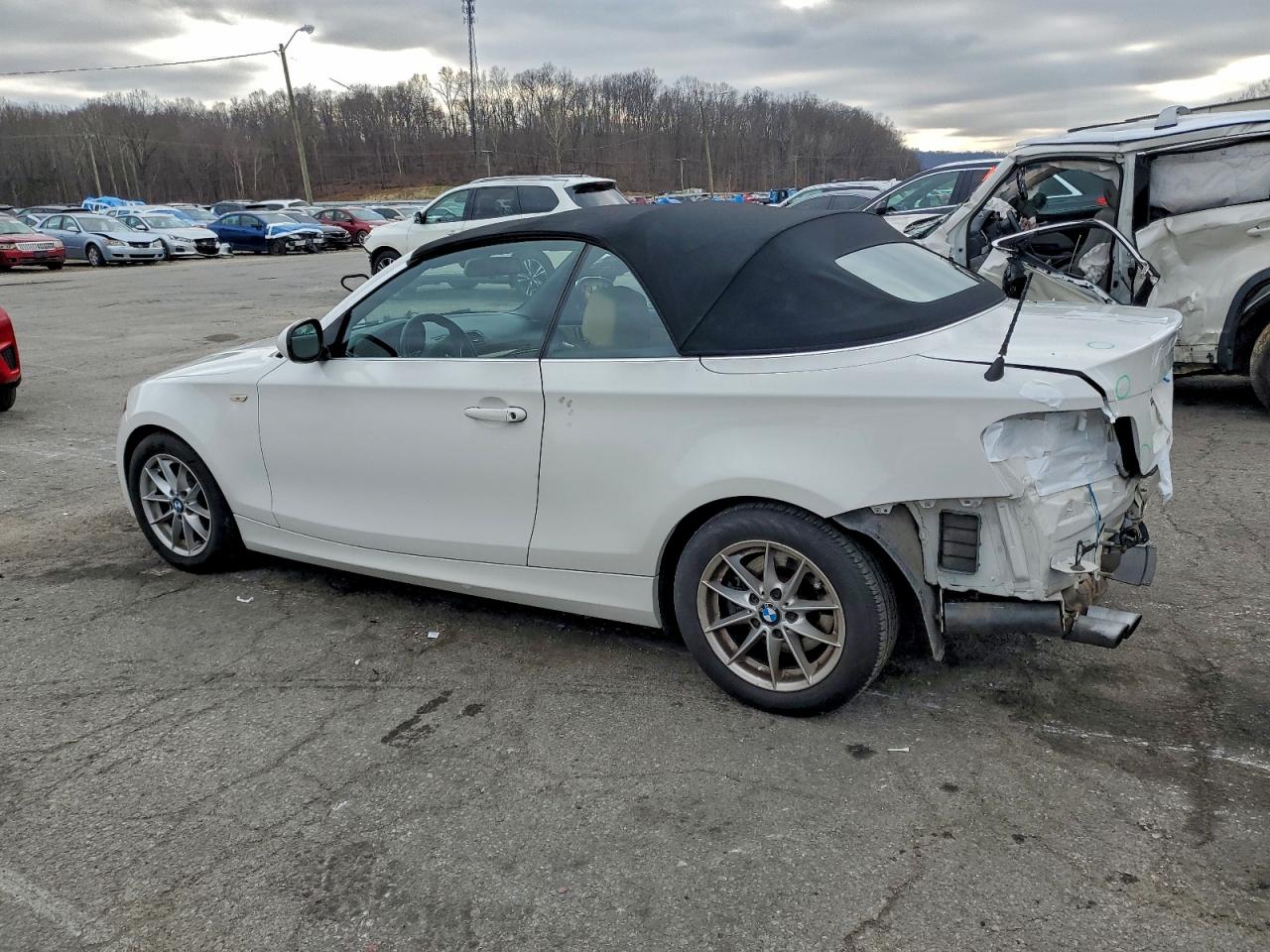 2011 Bmw 128 I White vin: WBAUN1C52BVH83800