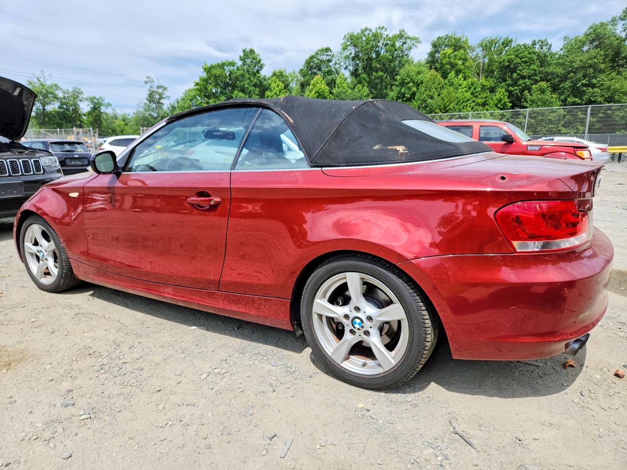 2013 Bmw 128 I Red vin: WBAUN1C52DVR00923