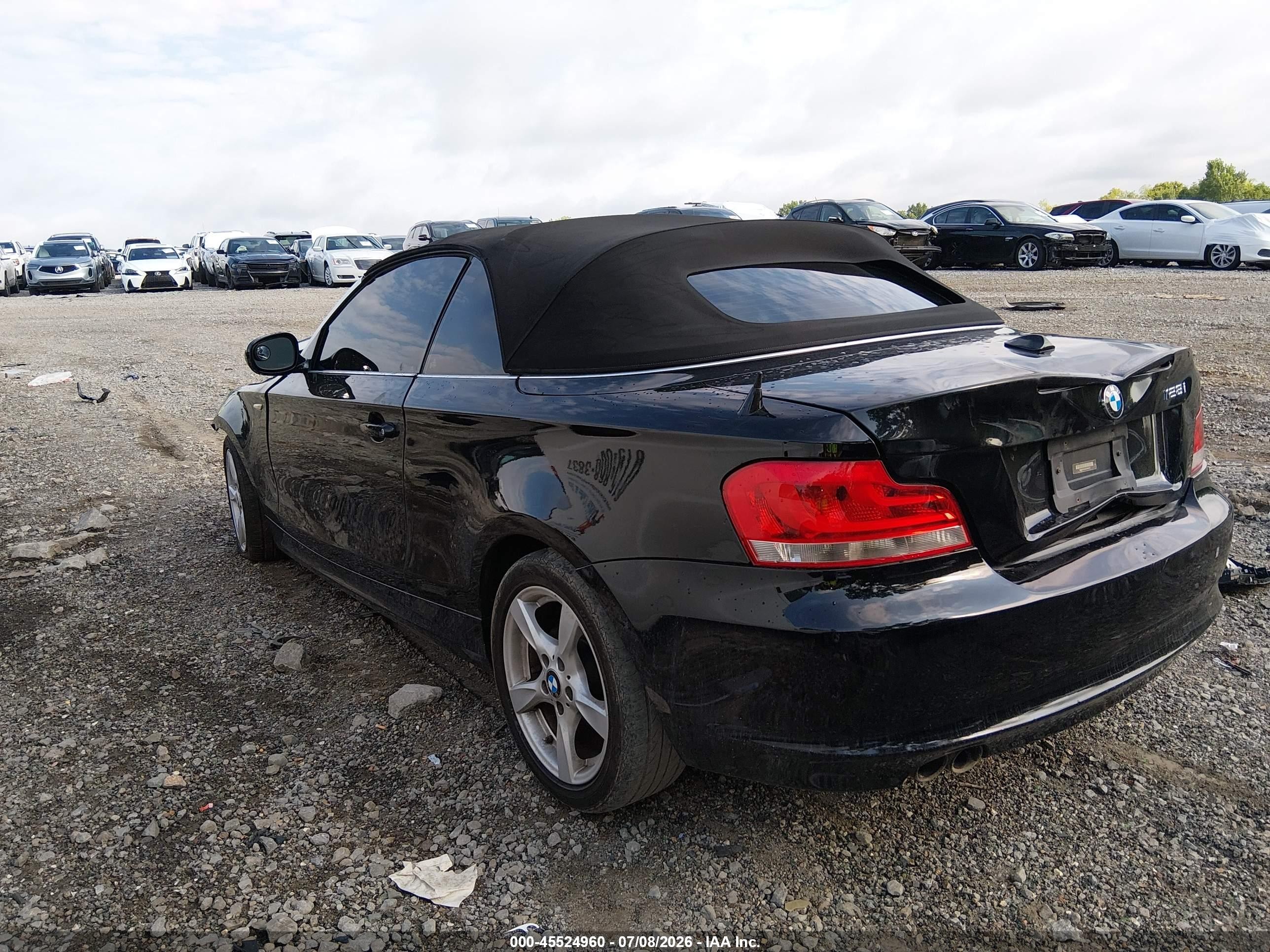 2012 Bmw 128i   Black vin: WBAUN1C53CVH84276