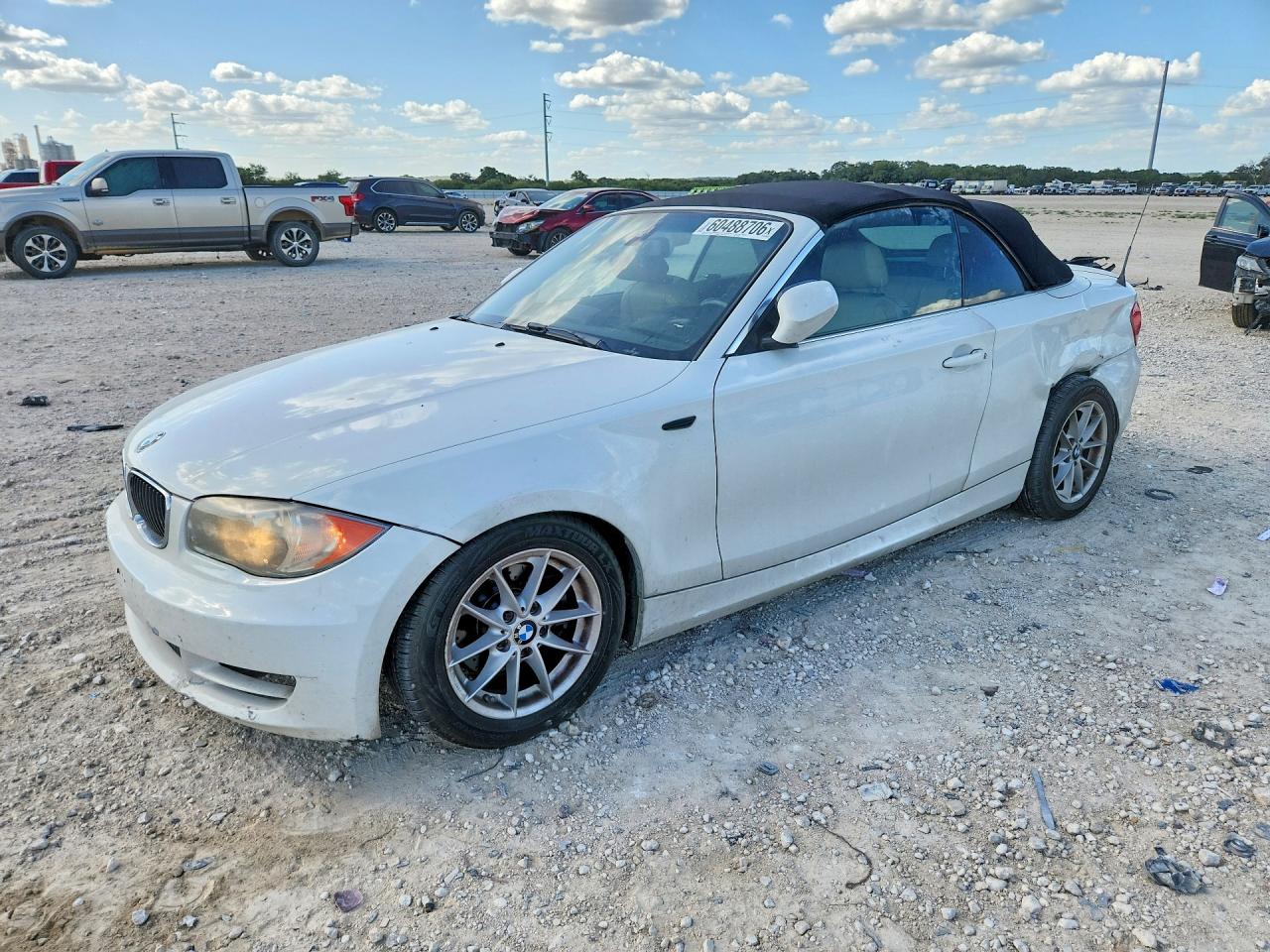 2010 Bmw 128 I White vin: WBAUN1C54AVH81819