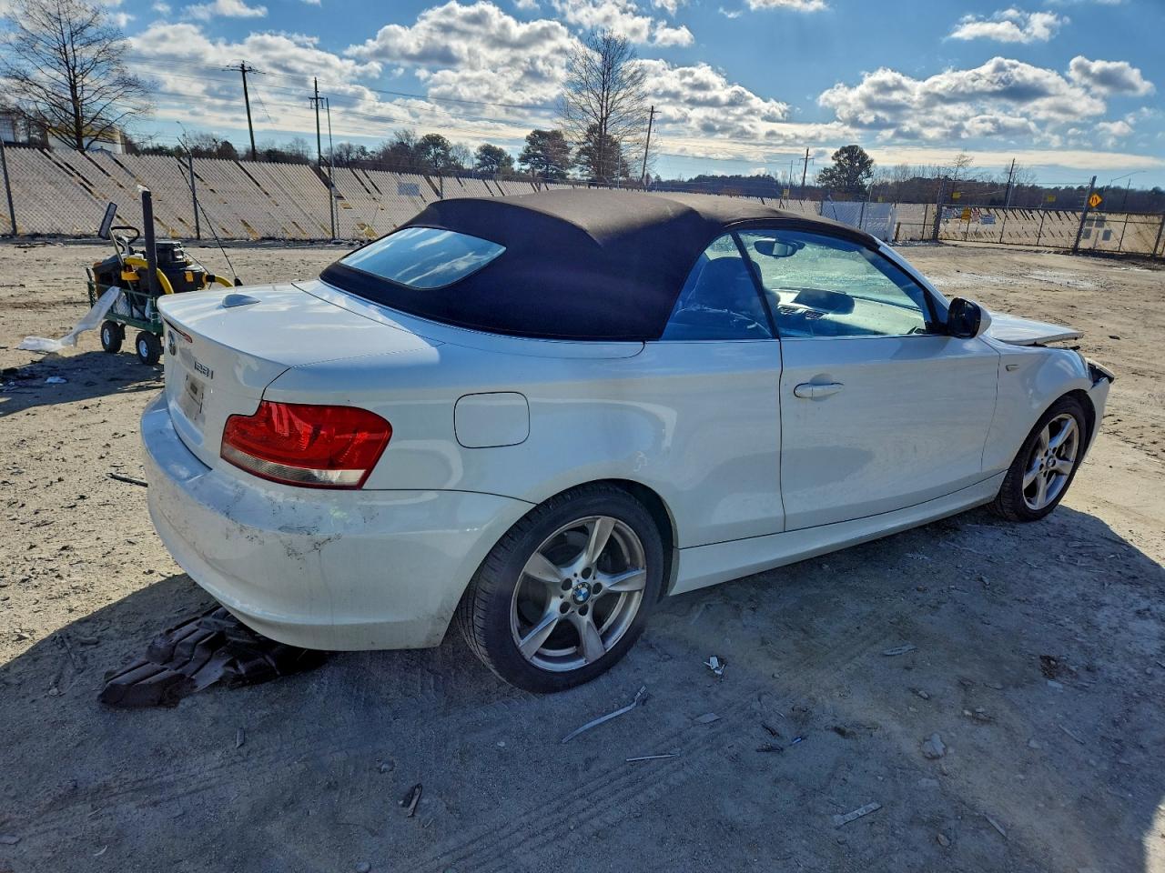 2012 Bmw 128 I White vin: WBAUN1C54CVH78101