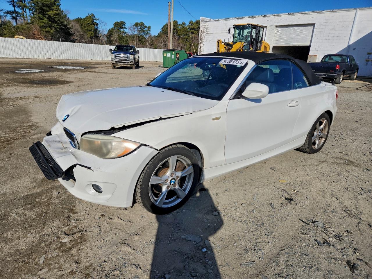 2012 Bmw 128 I White vin: WBAUN1C54CVH78101