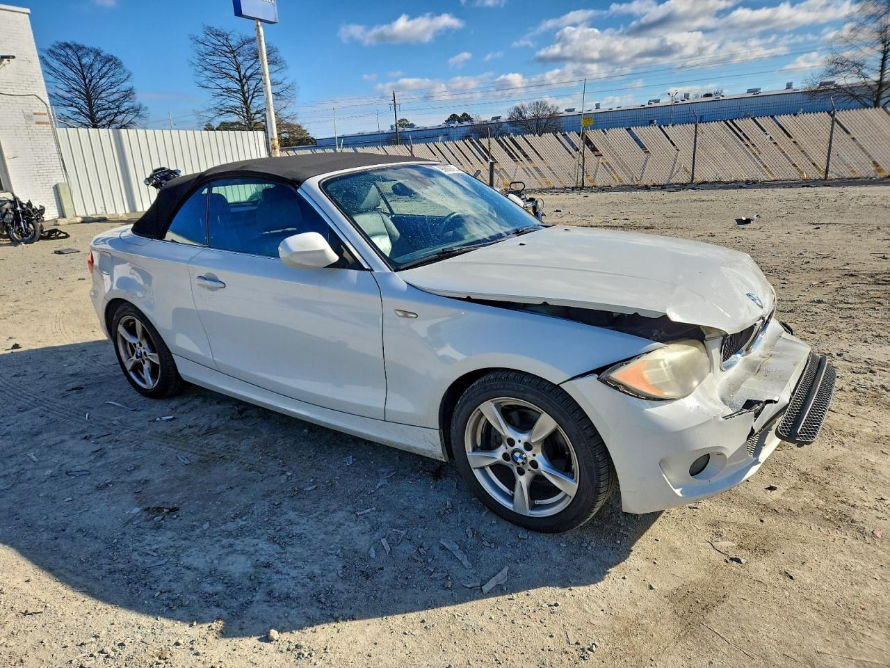 2012 Bmw 128 I White vin: WBAUN1C54CVH78101
