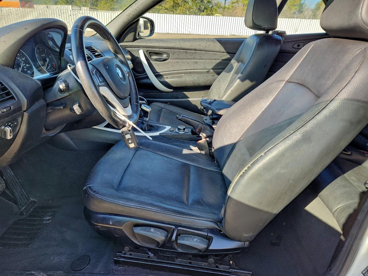 2012 Bmw 128 I White vin: WBAUN1C54CVH78101