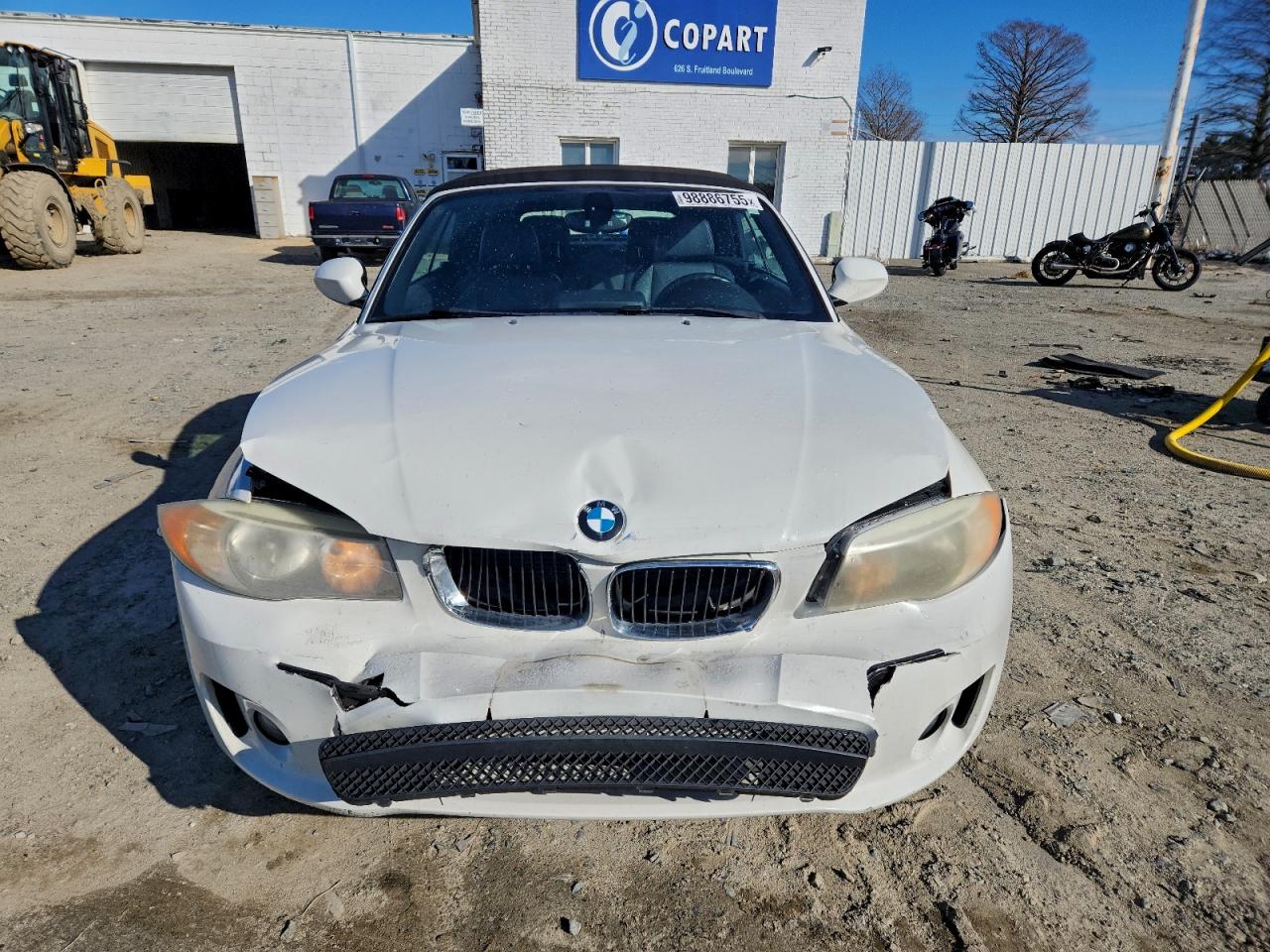 2012 Bmw 128 I White vin: WBAUN1C54CVH78101
