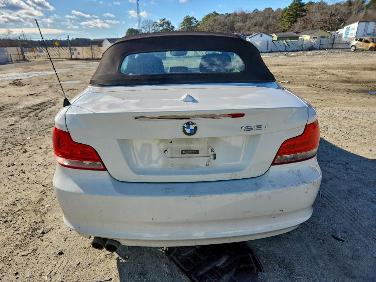 2012 Bmw 128 I White vin: WBAUN1C54CVH78101