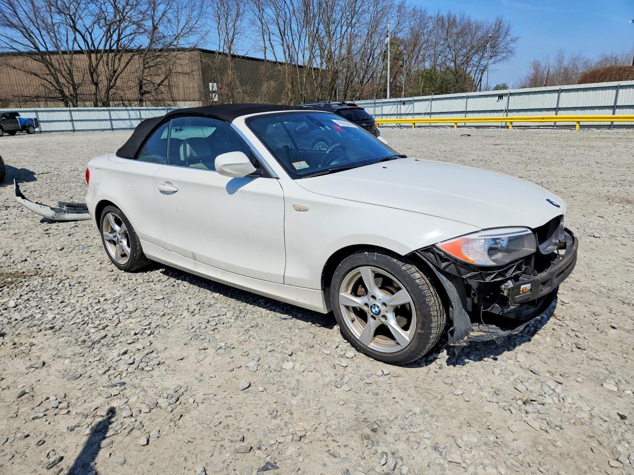 2012 Bmw 128 I White vin: WBAUN1C54CVH84402