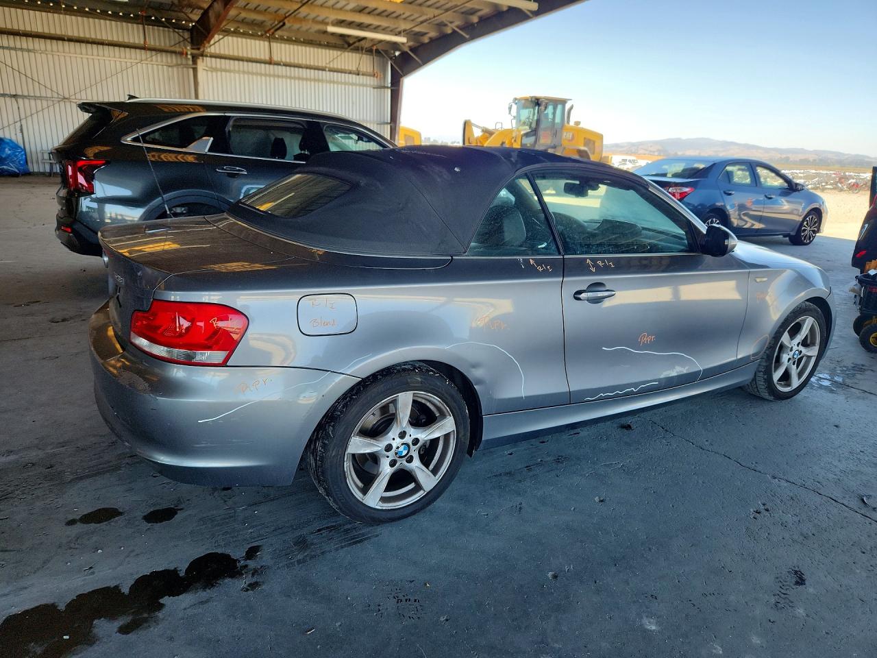 2012 Bmw 128 I Gray vin: WBAUN1C54CVH84481