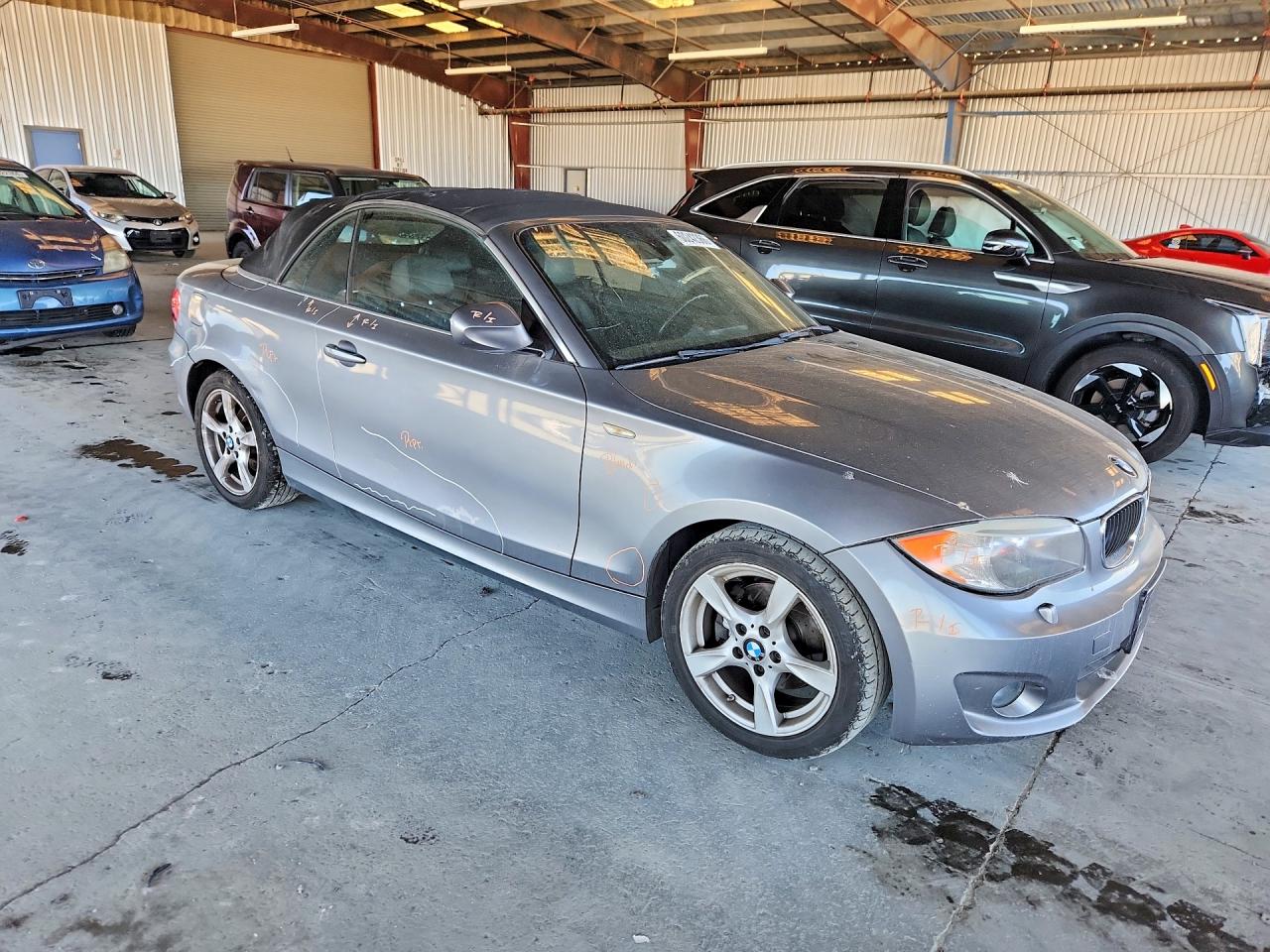 2012 Bmw 128 I Gray vin: WBAUN1C54CVH84481