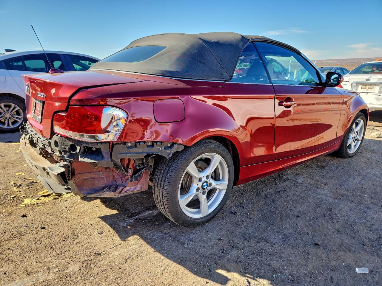 2013 Bmw 128 I Red vin: WBAUN1C55DVH78206