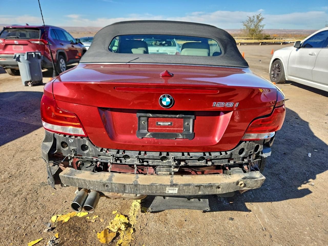 2013 Bmw 128 I Red vin: WBAUN1C55DVH78206