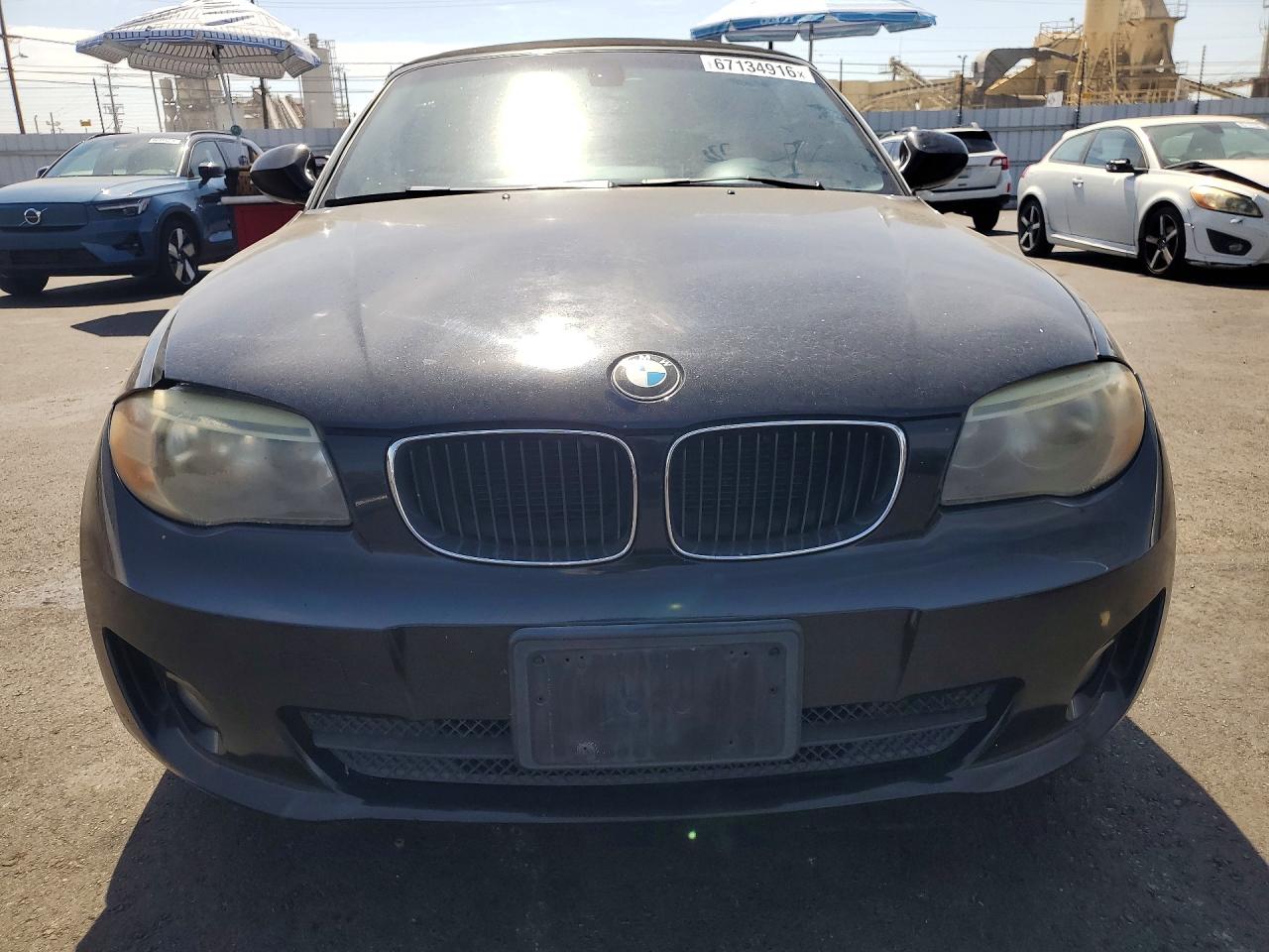 2013 Bmw 128 I Black vin: WBAUN1C55DVR00818