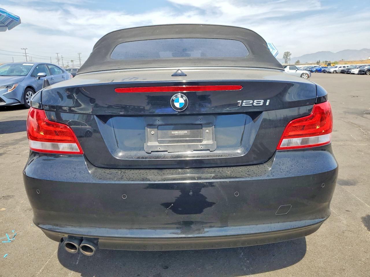 2013 Bmw 128 I Black vin: WBAUN1C55DVR00818