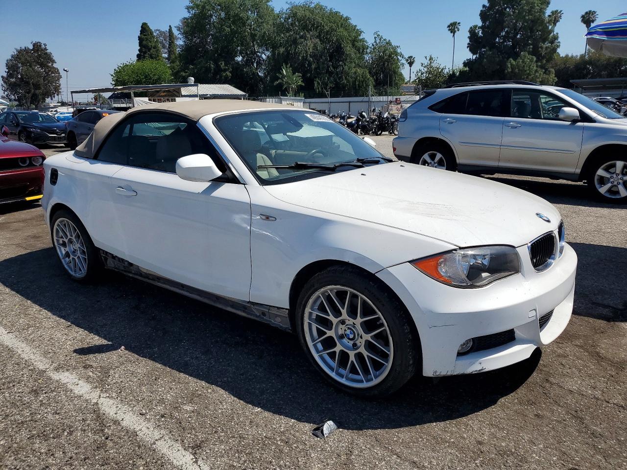 2011 Bmw 128 I White vin: WBAUN1C57BVH83582