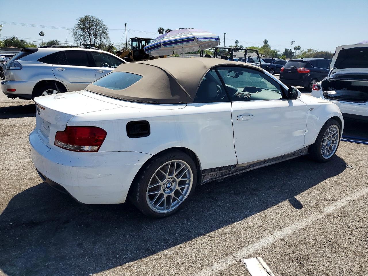 2011 Bmw 128 I White vin: WBAUN1C57BVH83582