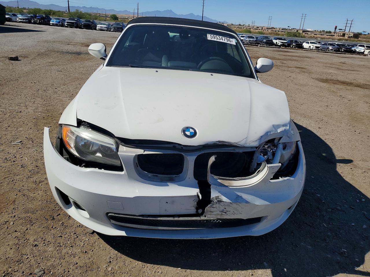 2012 Bmw 128 I White vin: WBAUN1C57CVR00527