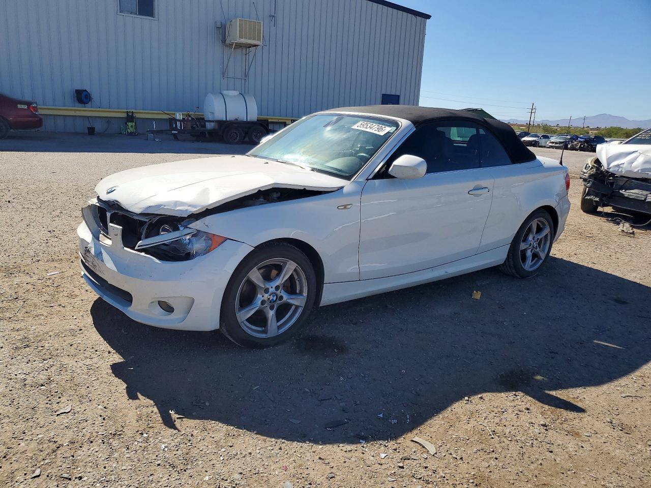 2012 Bmw 128 I White vin: WBAUN1C57CVR00527