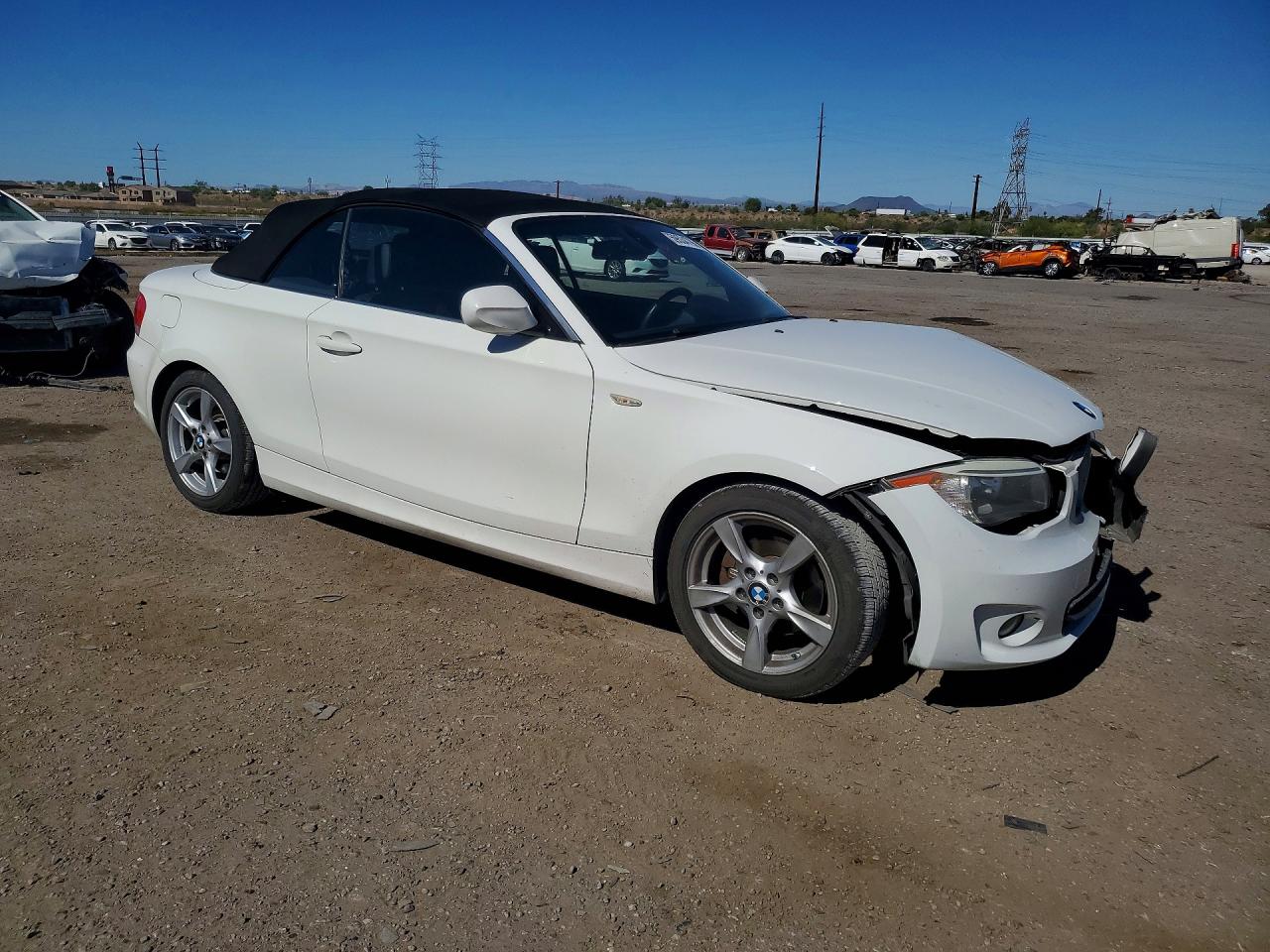 2012 Bmw 128 I White vin: WBAUN1C57CVR00527