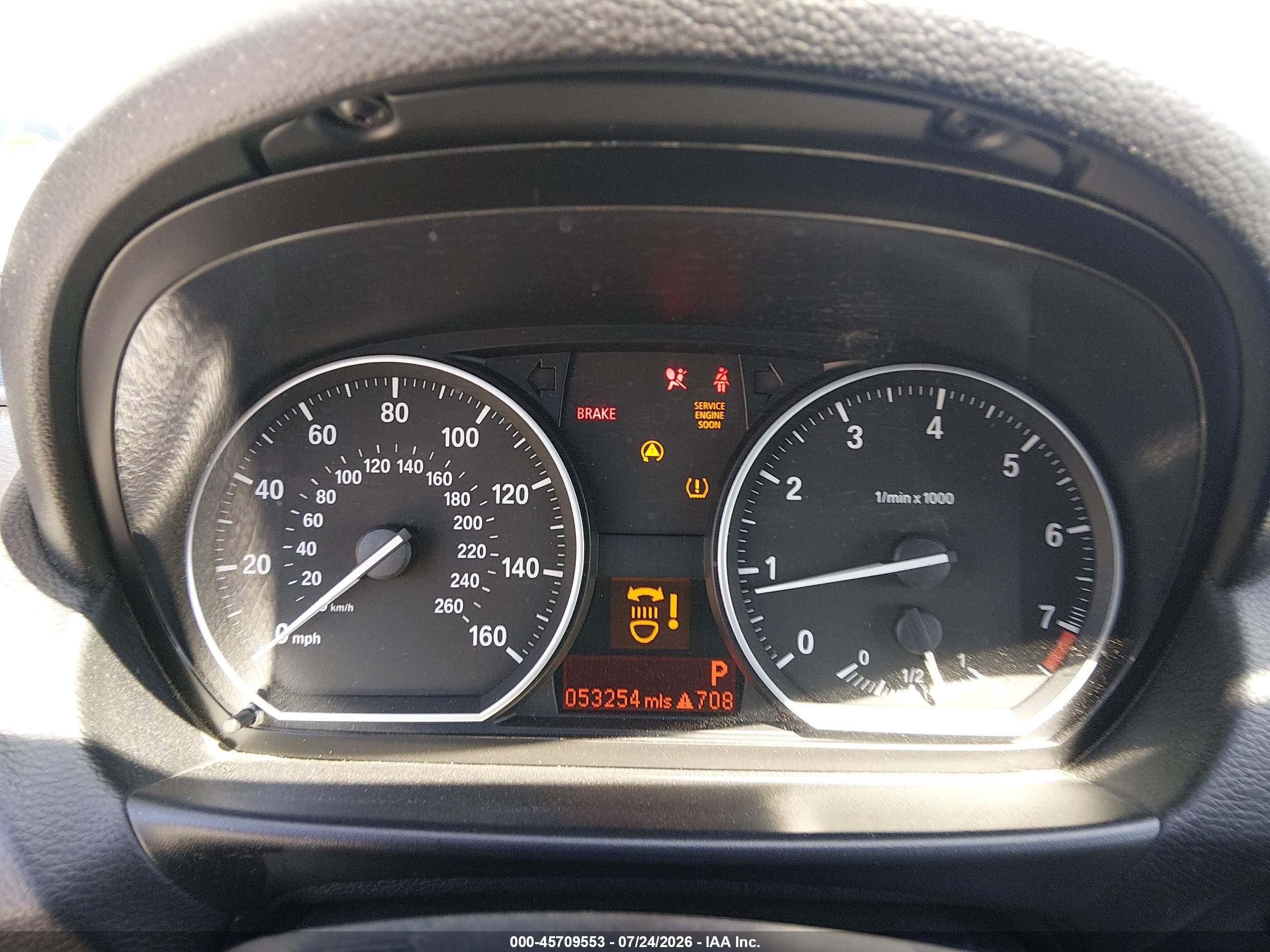 2011 Bmw 128i   Серый vin: WBAUN1C58BVH83249