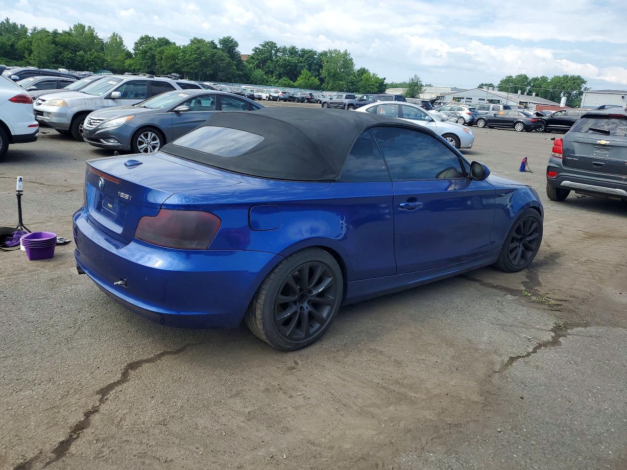 2012 Bmw 128 I Blue vin: WBAUN1C58CVH84113