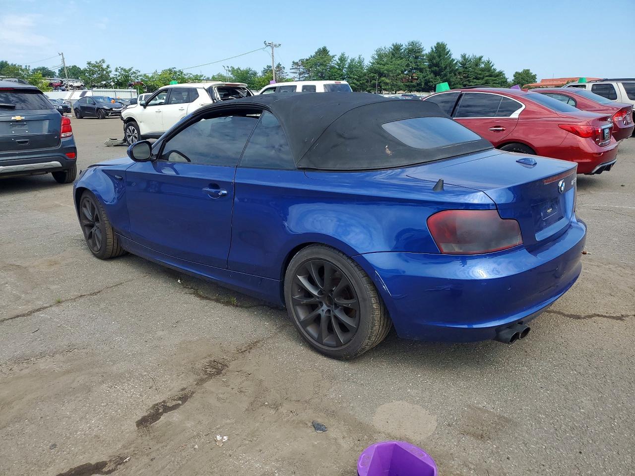 2012 Bmw 128 I Blue vin: WBAUN1C58CVH84113