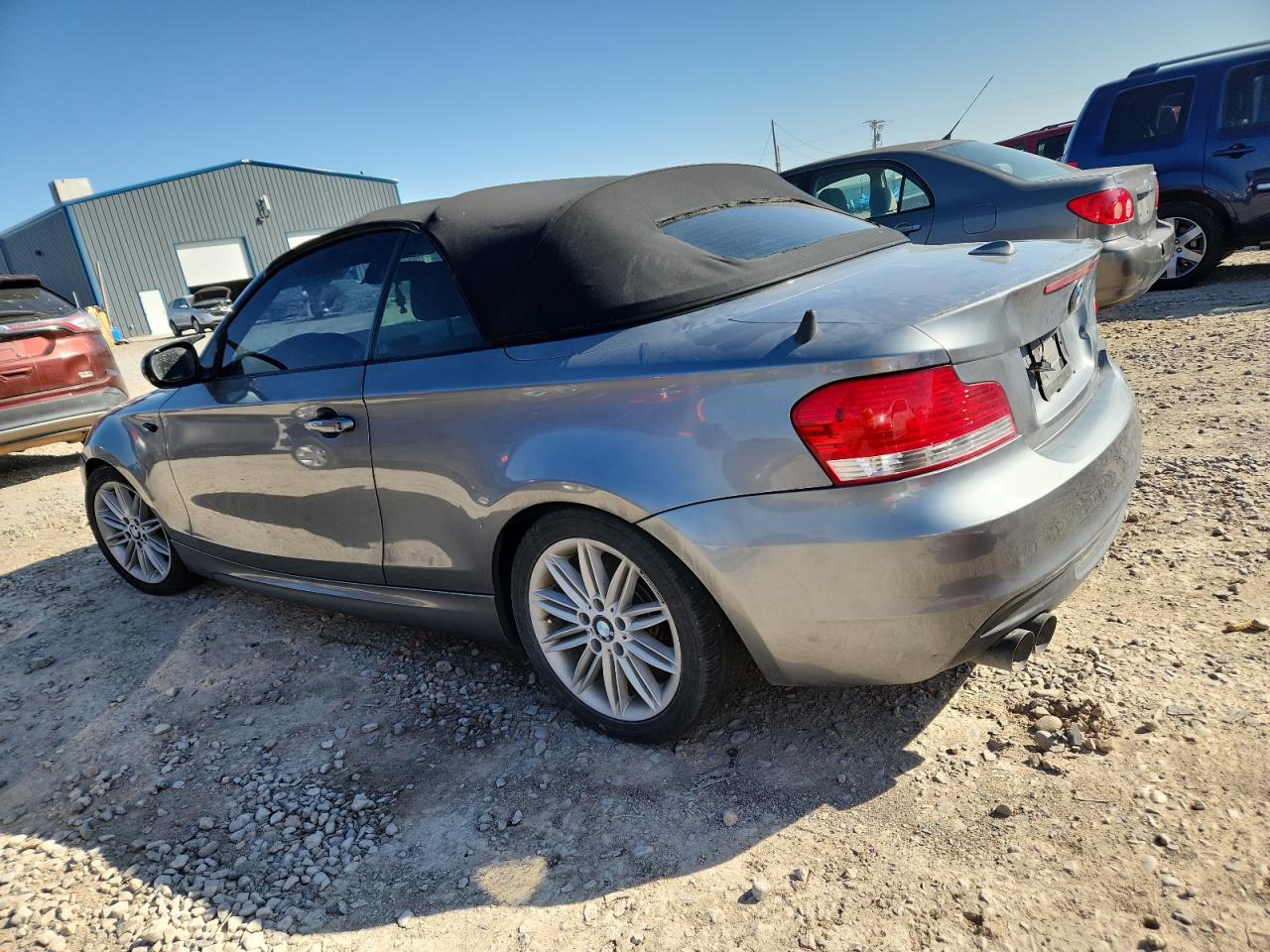 2011 Bmw 128 I Gray vin: WBAUN1C59BVH83339