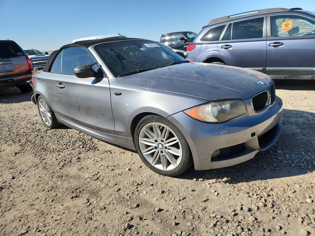 2011 Bmw 128 I Gray vin: WBAUN1C59BVH83339