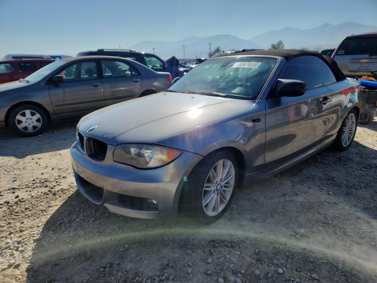 2011 Bmw 128 I Gray vin: WBAUN1C59BVH83339