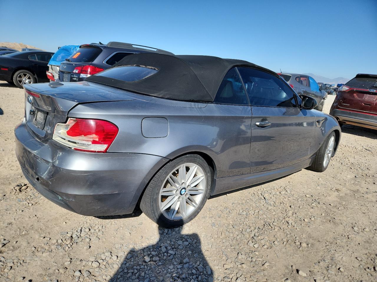 2011 Bmw 128 I Gray vin: WBAUN1C59BVH83339