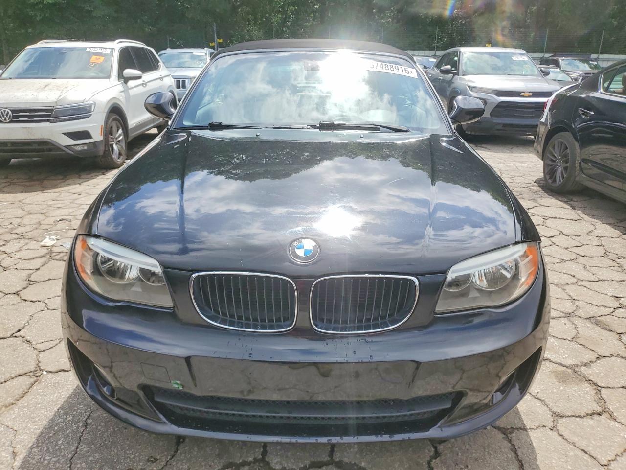 2013 Bmw 128 I Black vin: WBAUN1C5XDVR01849