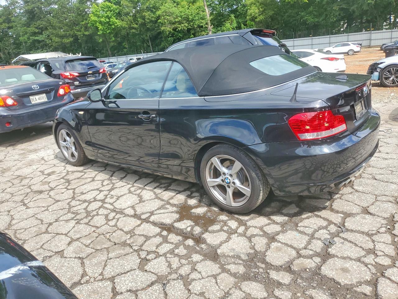 2013 Bmw 128 I Black vin: WBAUN1C5XDVR01849