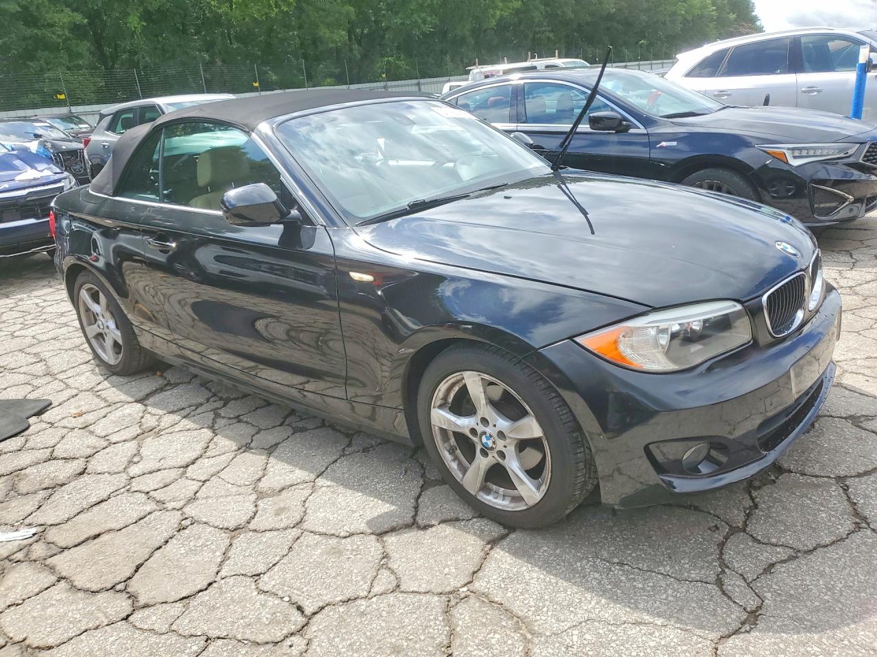 2013 Bmw 128 I Black vin: WBAUN1C5XDVR01849