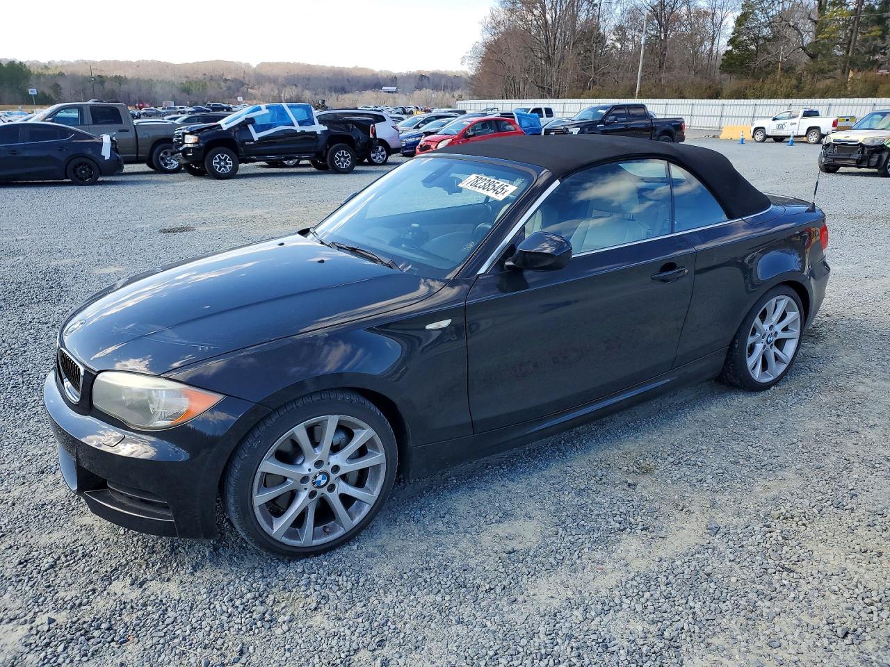 2012 Bmw 135 I Black vin: WBAUN7C50CVM25872