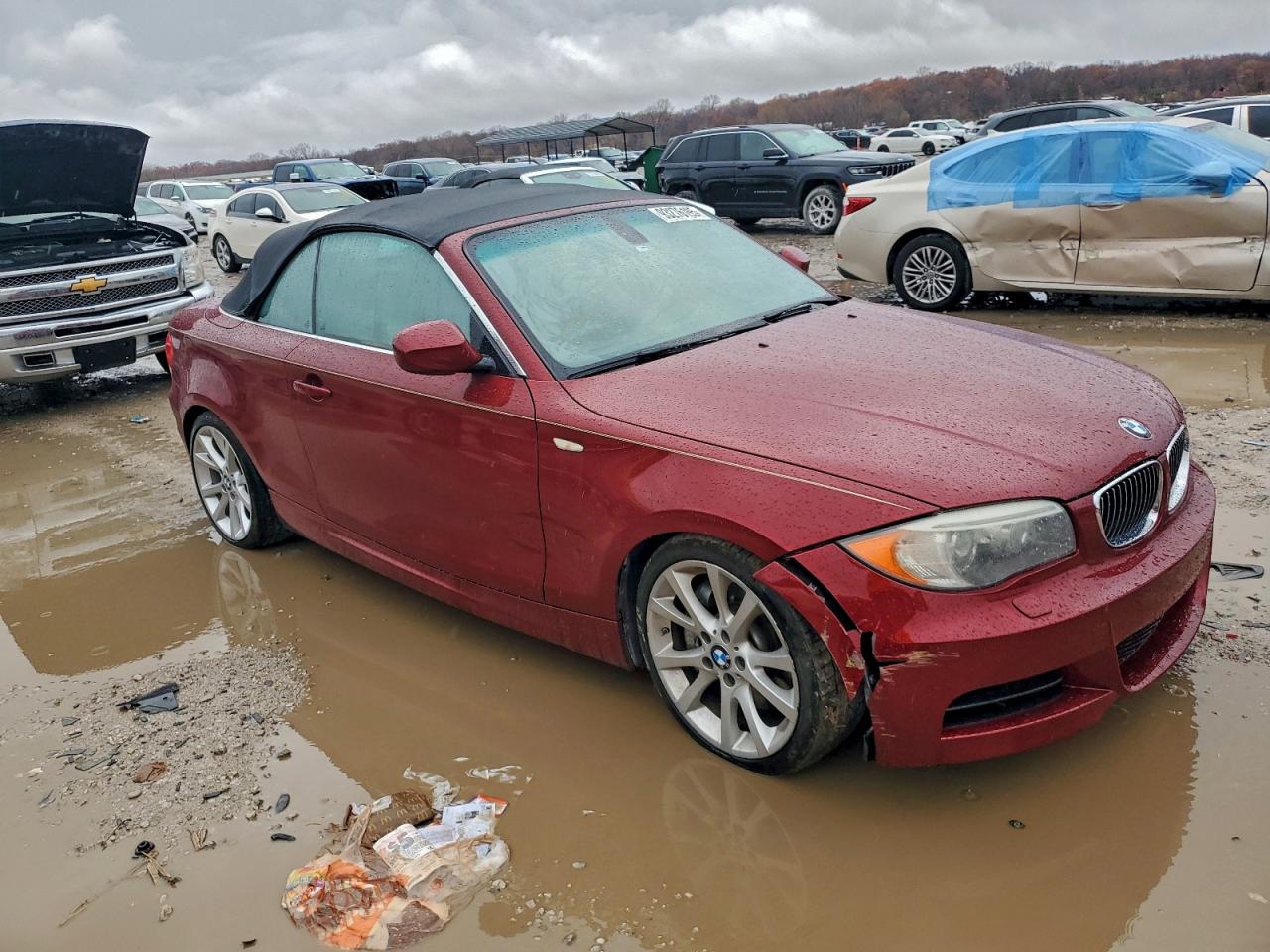 2012 Bmw 135 I Red vin: WBAUN7C50CVM26519