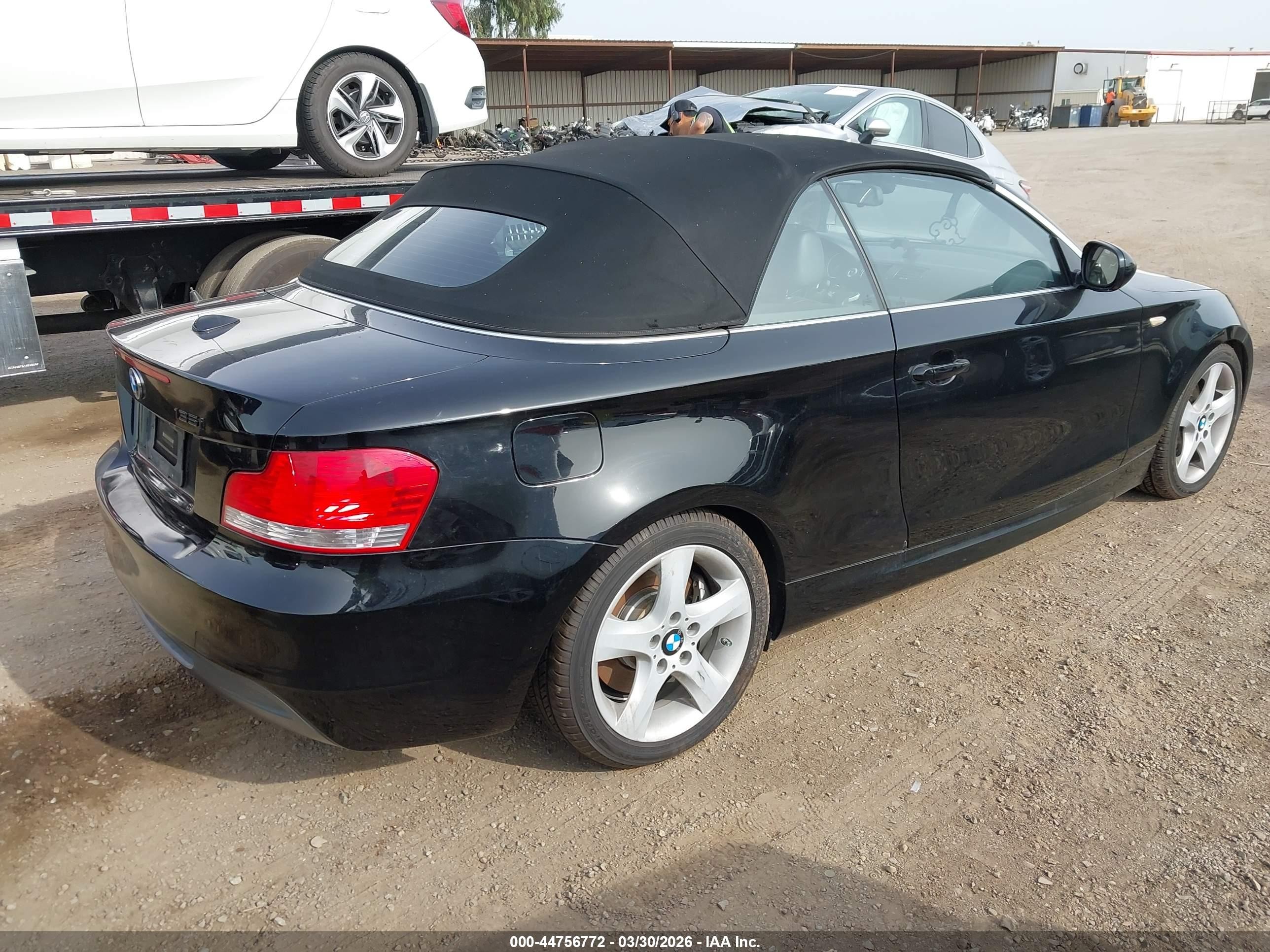 2011 Bmw 135i   Black vin: WBAUN7C51BVM24115
