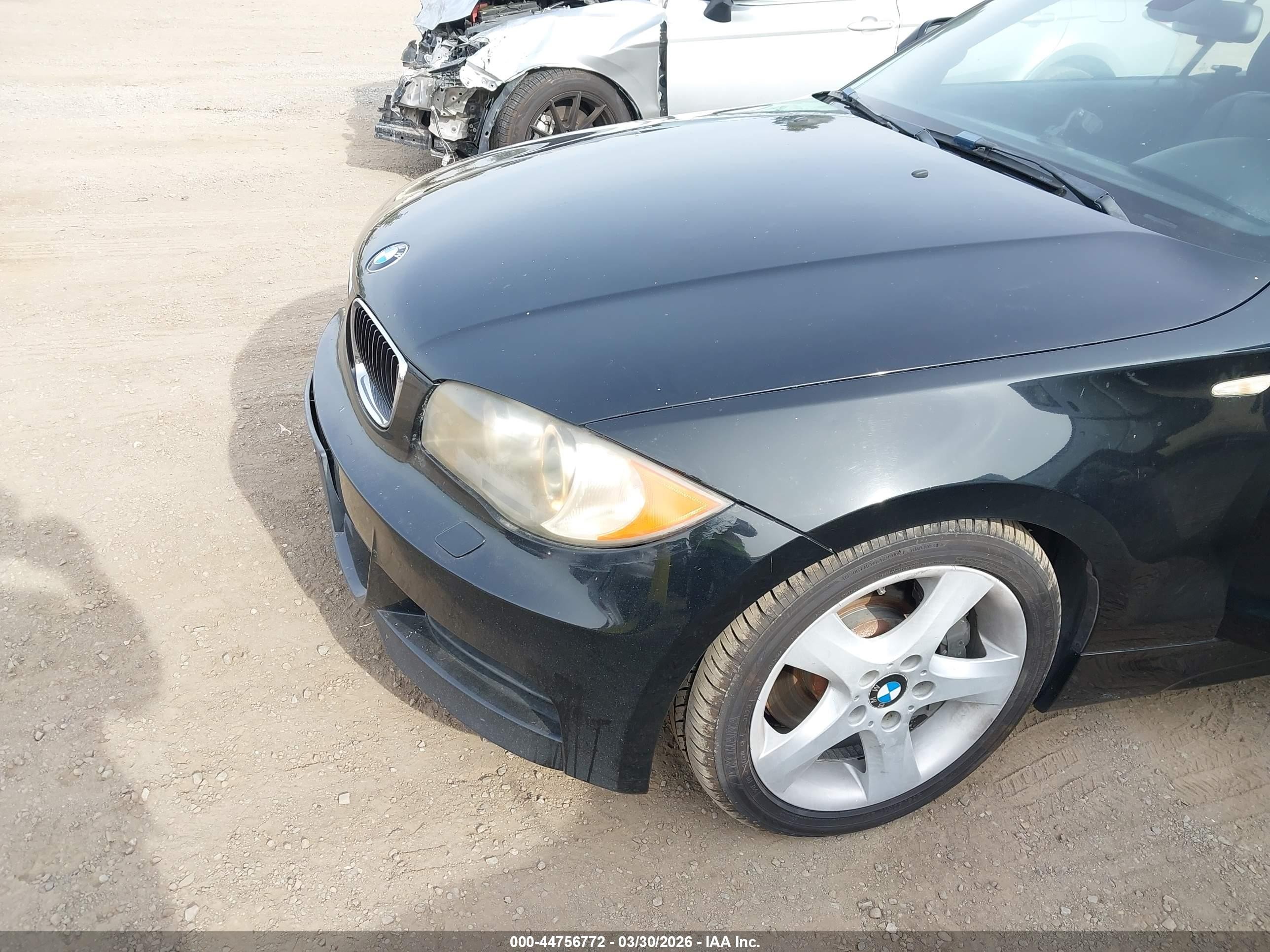 2011 Bmw 135i   Black vin: WBAUN7C51BVM24115
