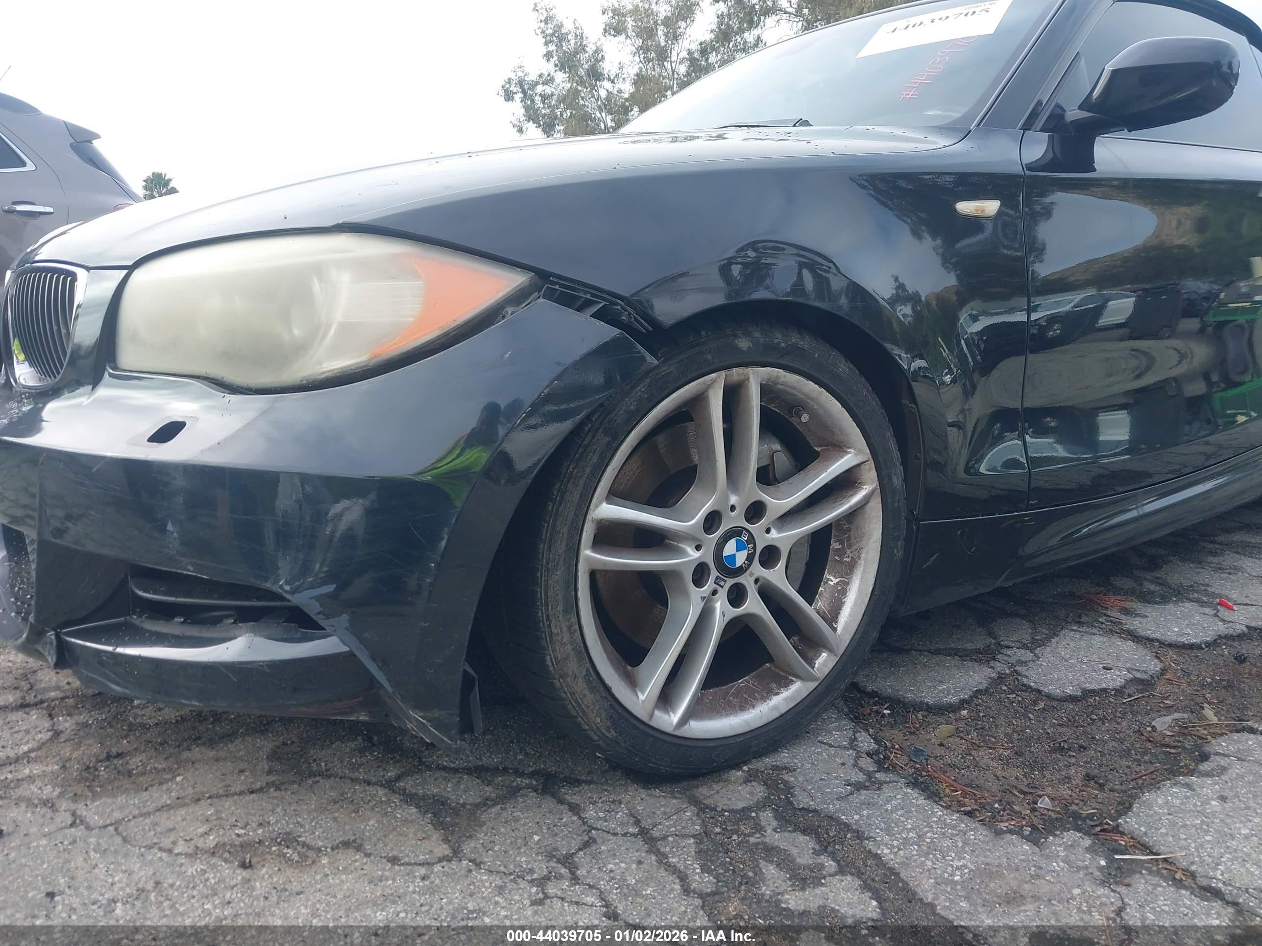 2012 Bmw 135i   Black vin: WBAUN7C51CVM25556