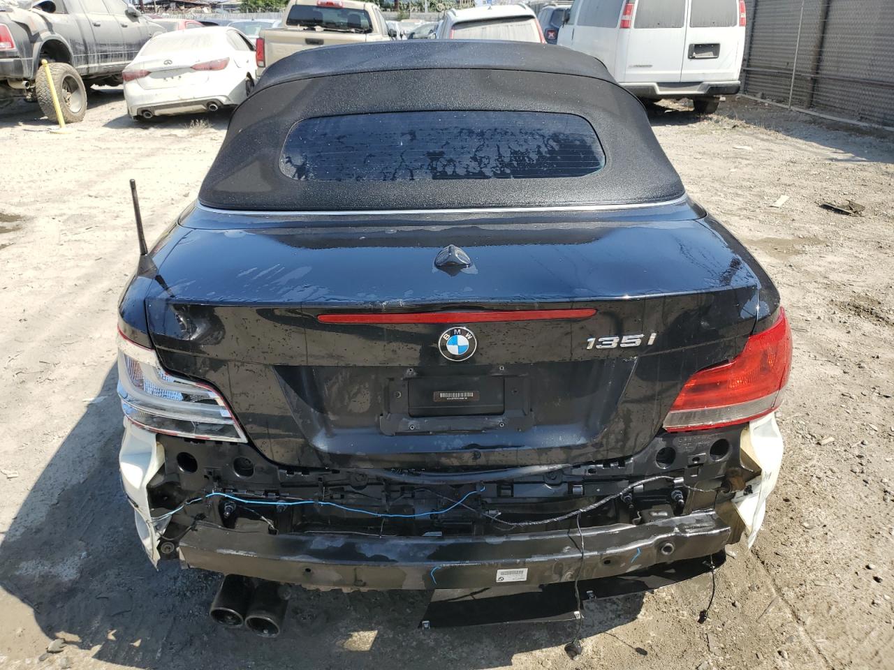 2012 Bmw 135 I Черный vin: WBAUN7C51CVM26738