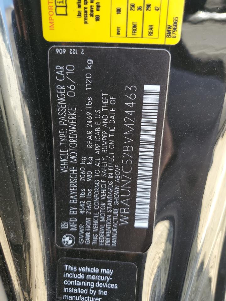 2011 Bmw 135 I Черный vin: WBAUN7C52BVM24463