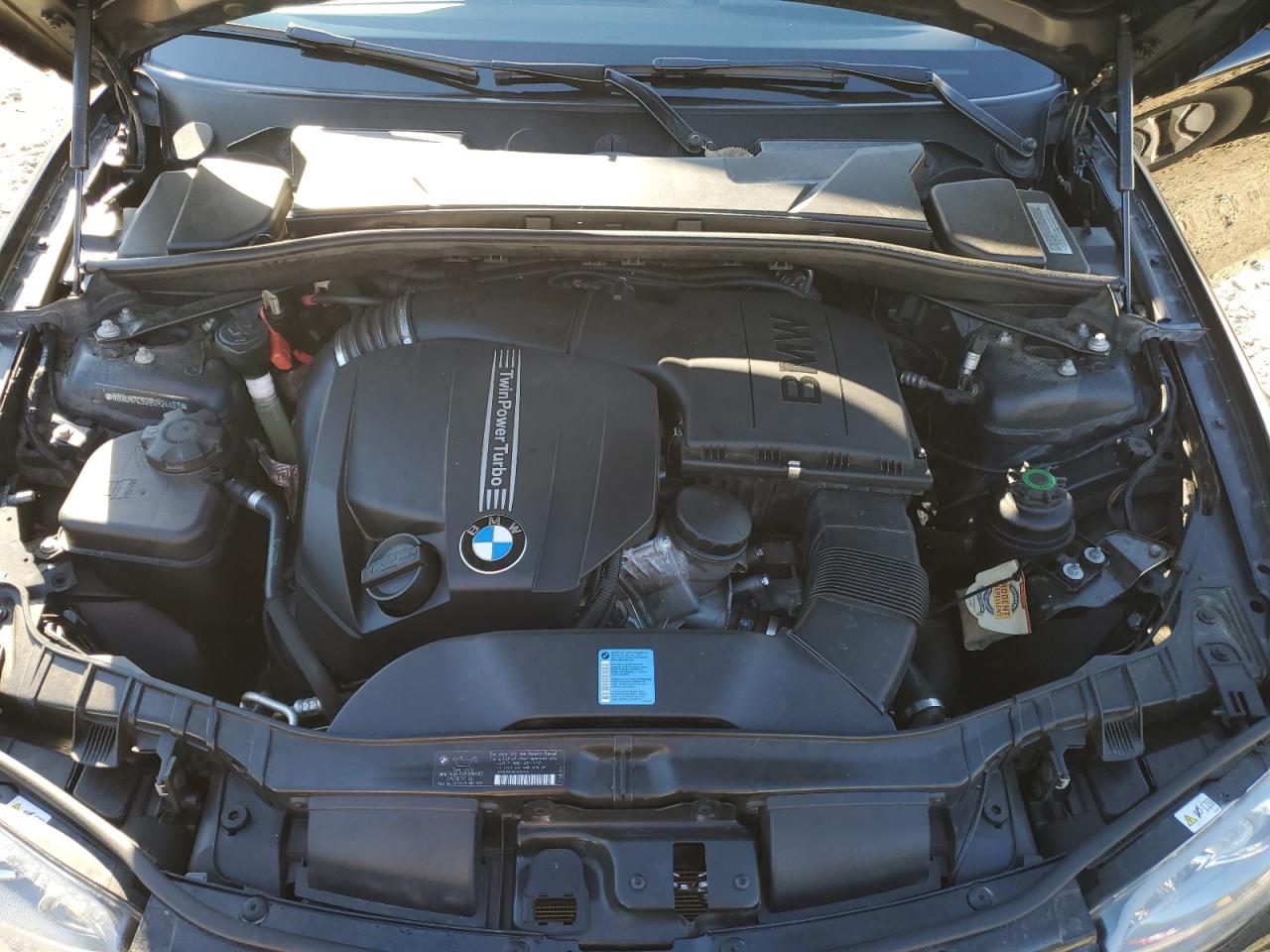 2011 Bmw 135 I Черный vin: WBAUN7C52BVM24463