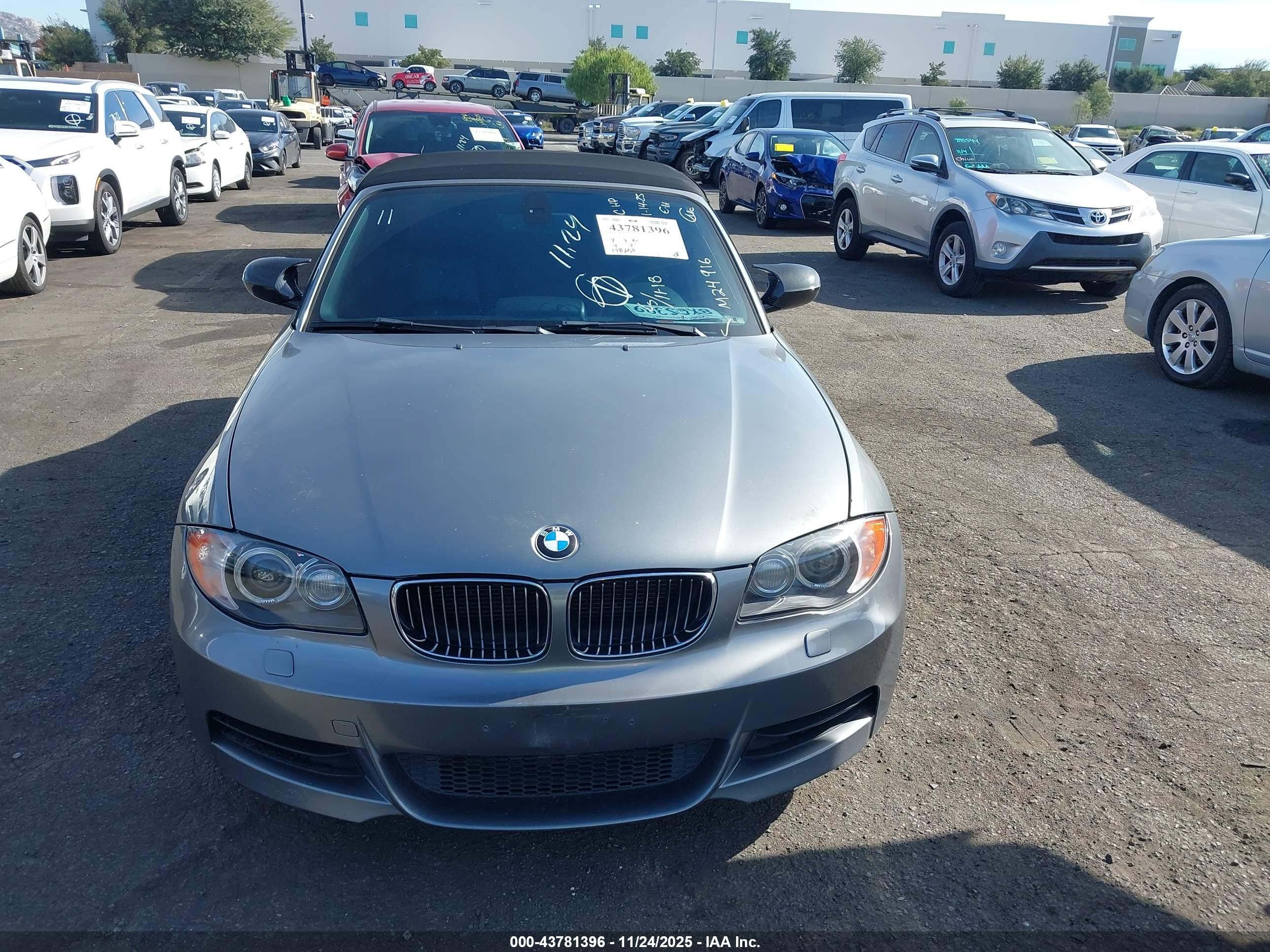 2011 Bmw 135i   Gray vin: WBAUN7C52BVM24916