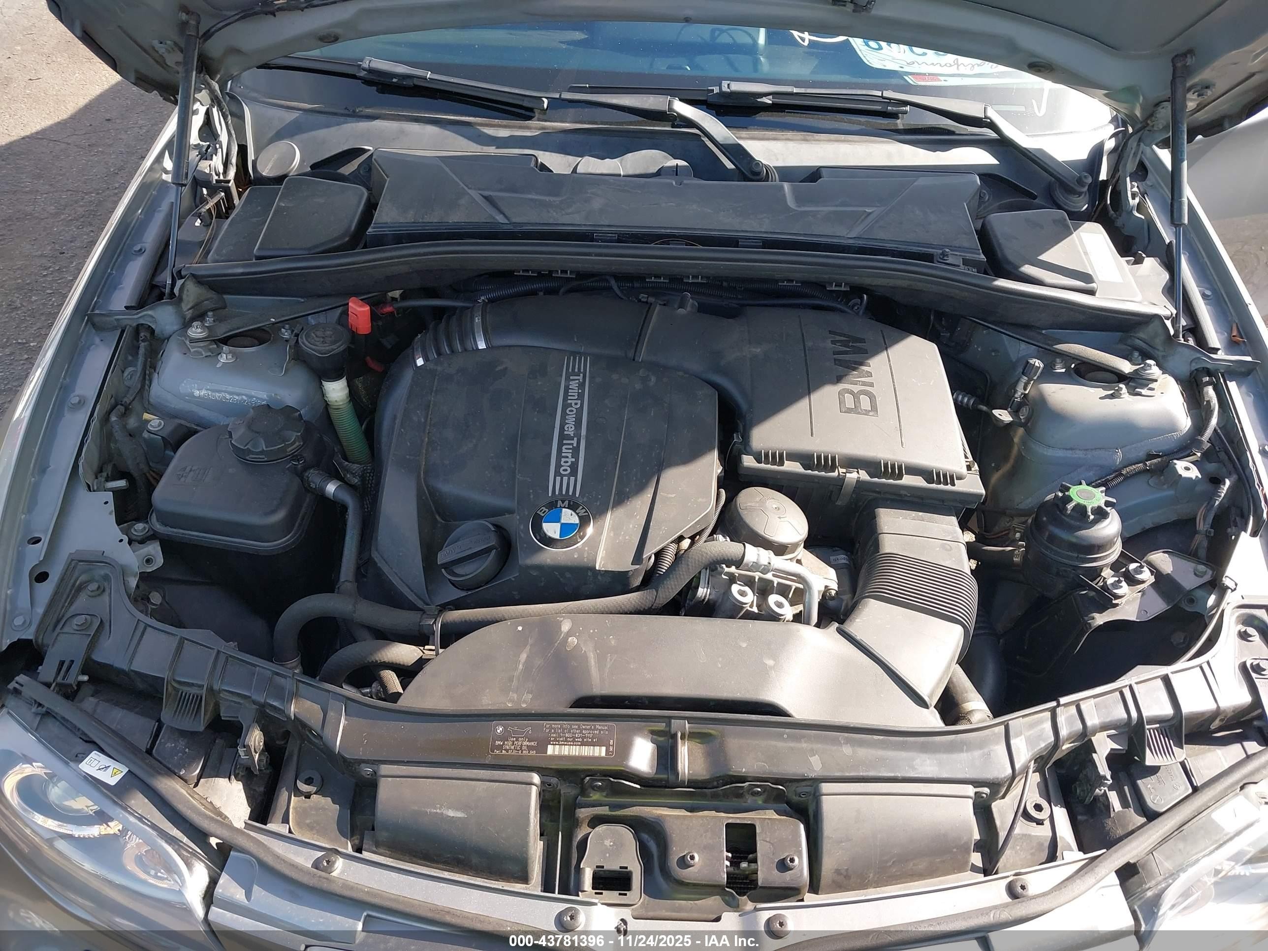 2011 Bmw 135i   Gray vin: WBAUN7C52BVM24916