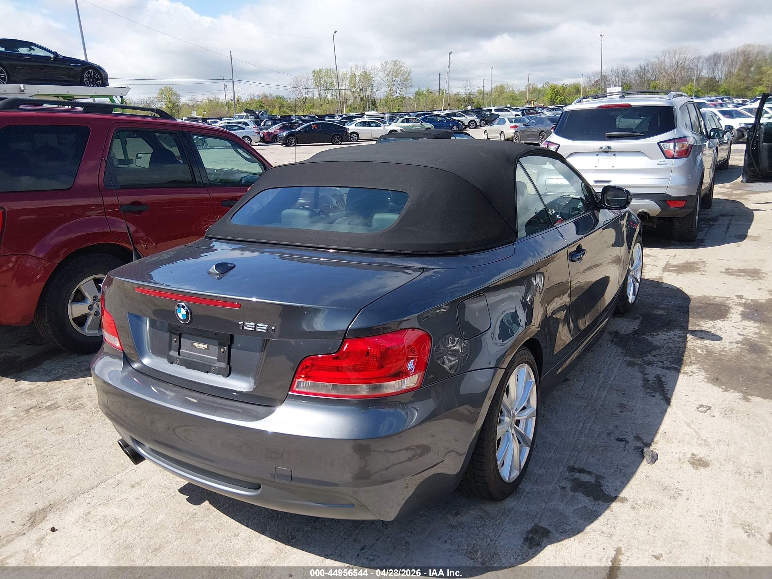 2013 Bmw 135i   Gray vin: WBAUN7C53DVM27360