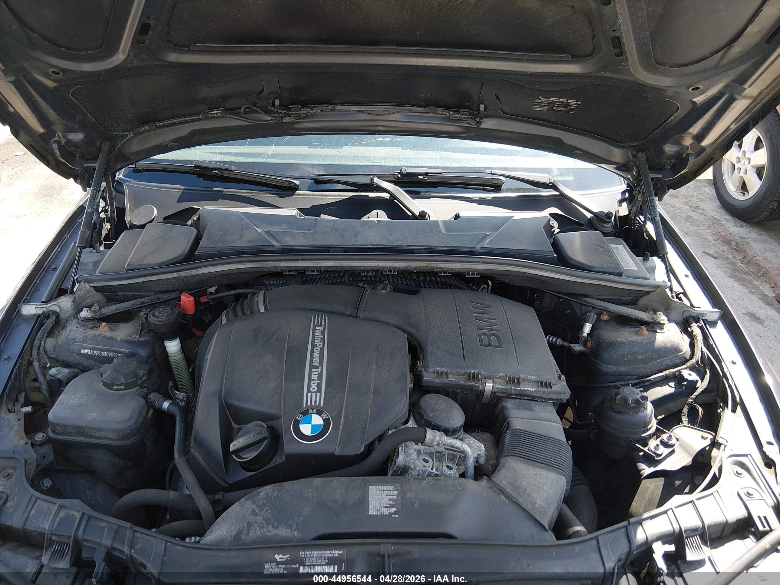 2013 Bmw 135i   Gray vin: WBAUN7C53DVM27360
