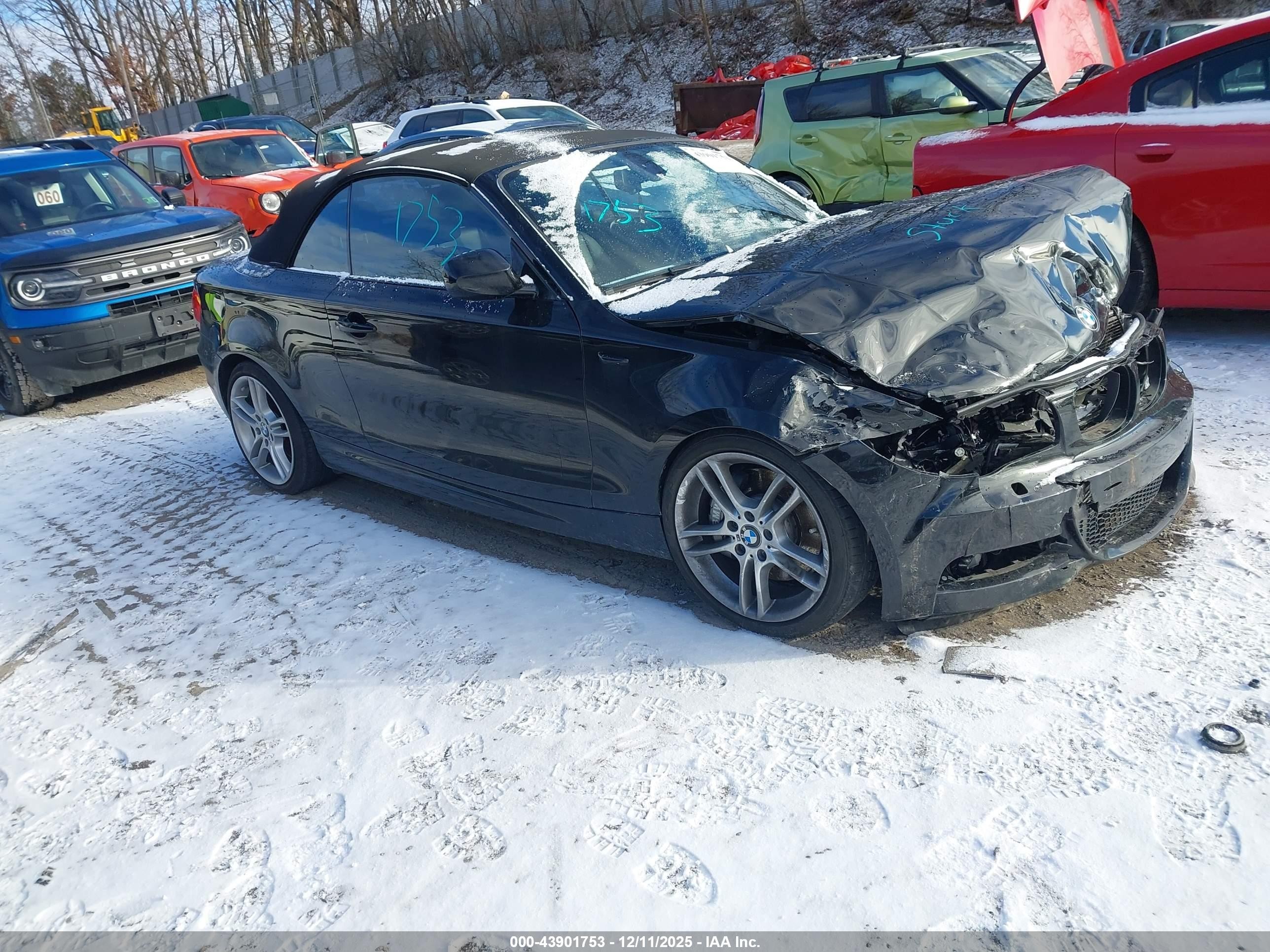 2013 Bmw 135i   Black vin: WBAUN7C54DVM27531