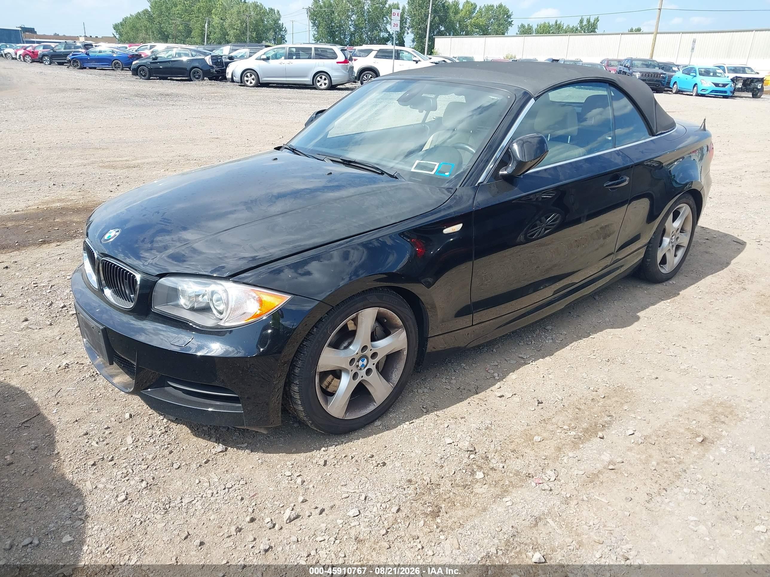 2011 Bmw 135i   Black vin: WBAUN7C56BVM24739
