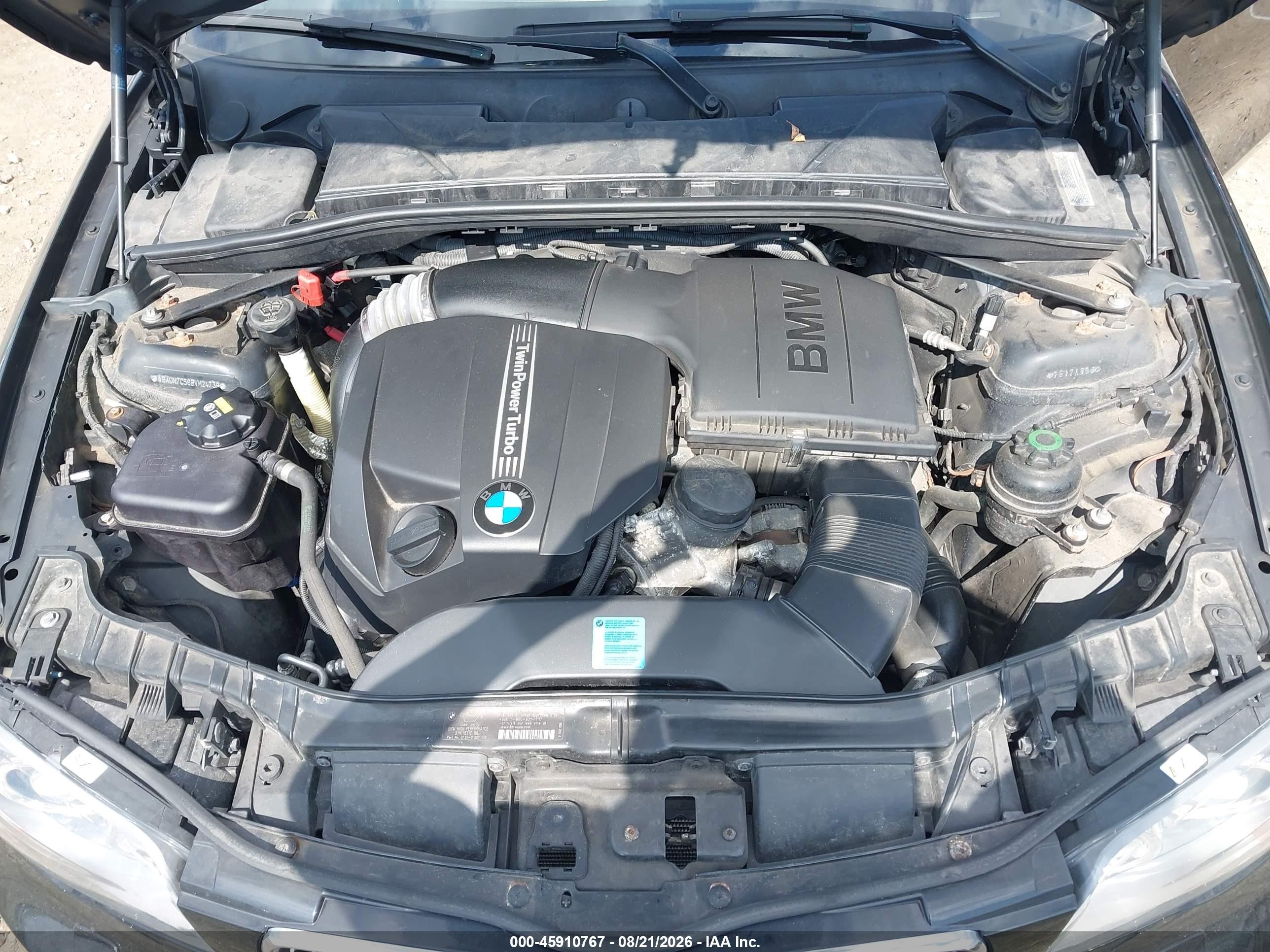 2011 Bmw 135i   Black vin: WBAUN7C56BVM24739