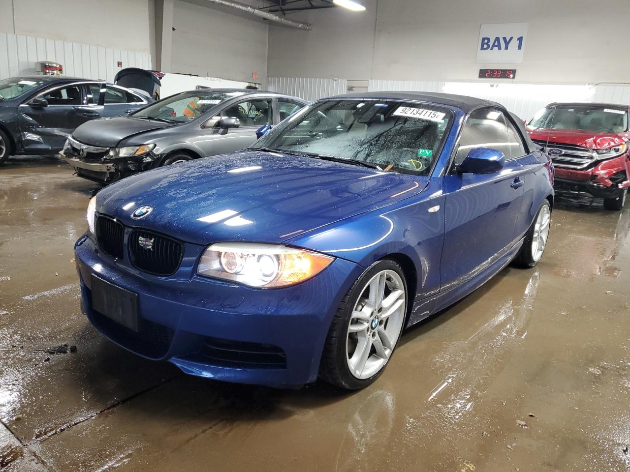 2013 Bmw 135 I Blue vin: WBAUN7C56DVM27871